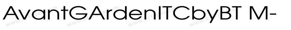 AvantGArdenITCbyBT M字体转换